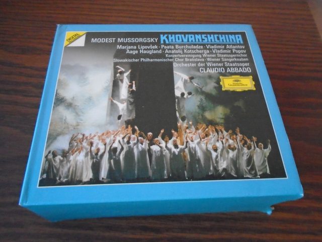 Moussorgski La Khovanchtchina coffret 3 CD Claudio Abbado