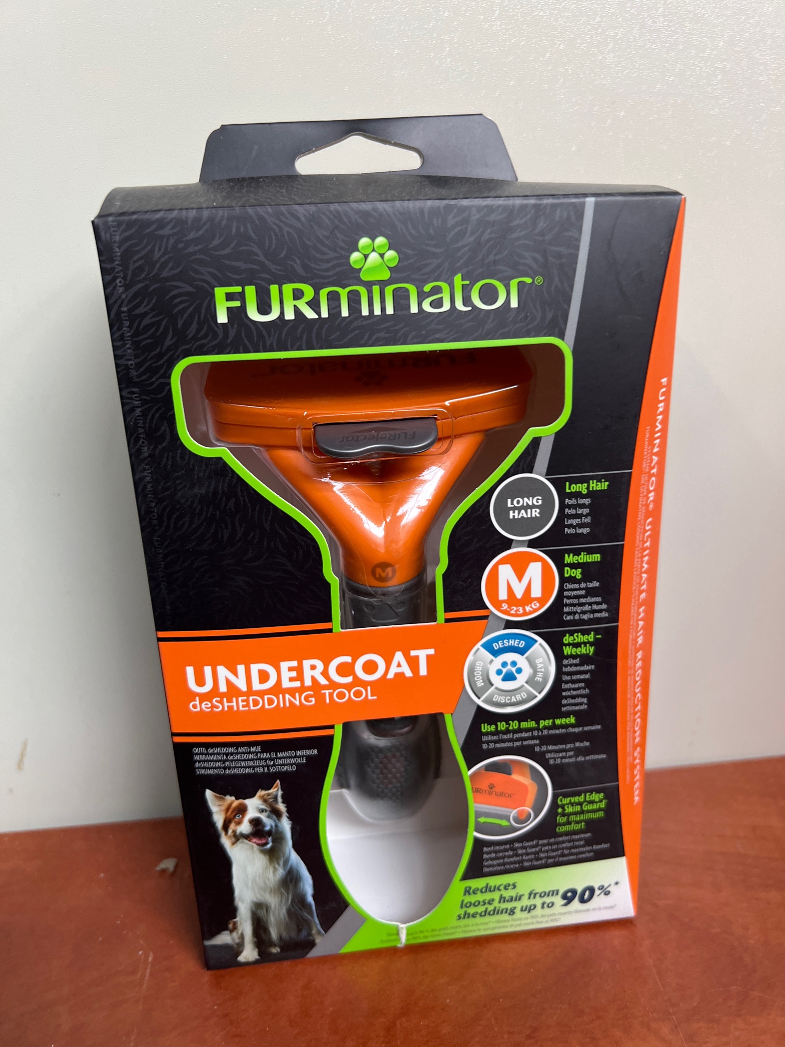 FURminator Undercoat deShedding Tool M - chien poils longs