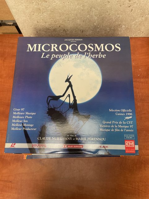 Microcosmos Le peuple de l'herbe LaserDisc