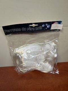 Perruque du Père Noël blanche
