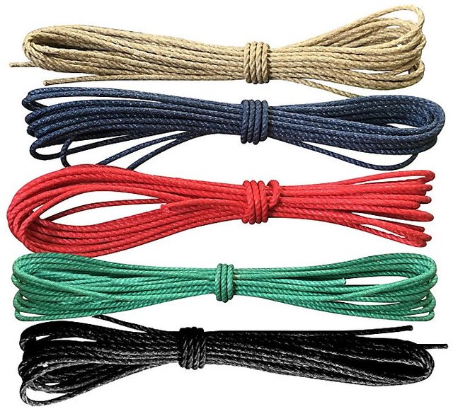 Fil de chanvre poli Jany France 5 m bleu 3 mm
