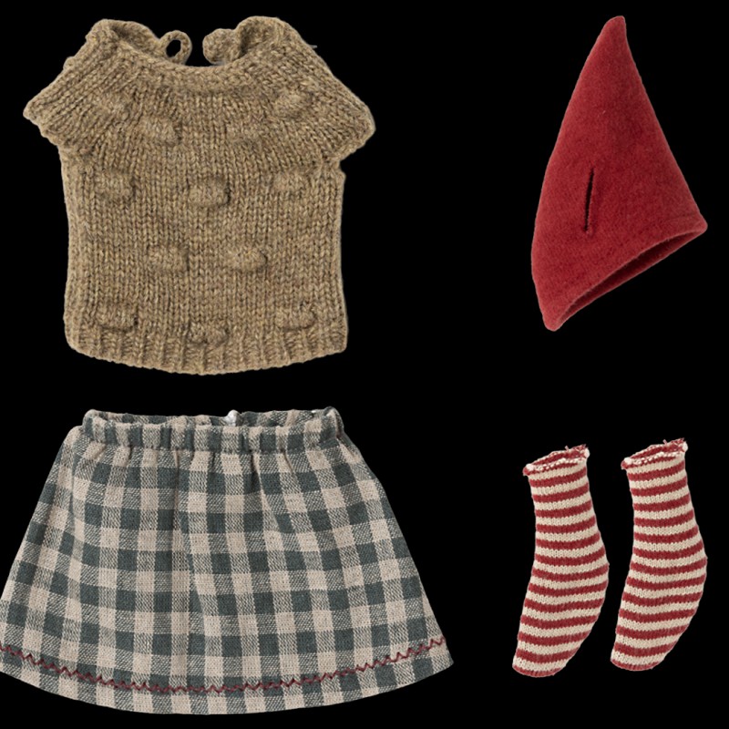 Maileg Tenue de Noël Souris Fille — photo 3