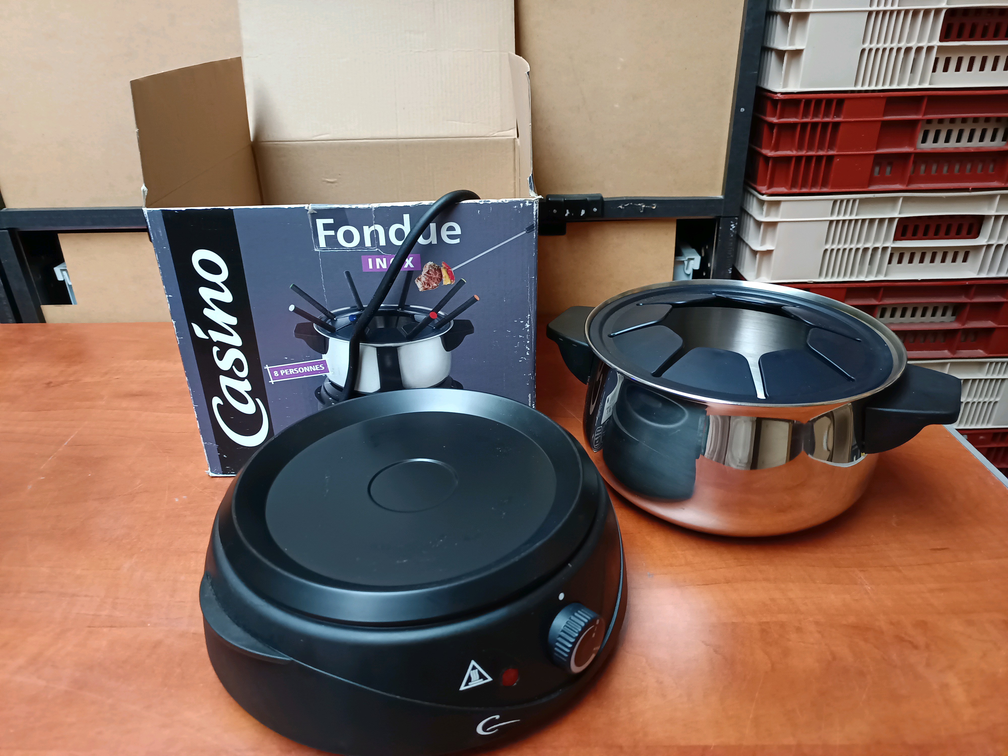 Appareil à fondue électrique Casino - Fondue Inox