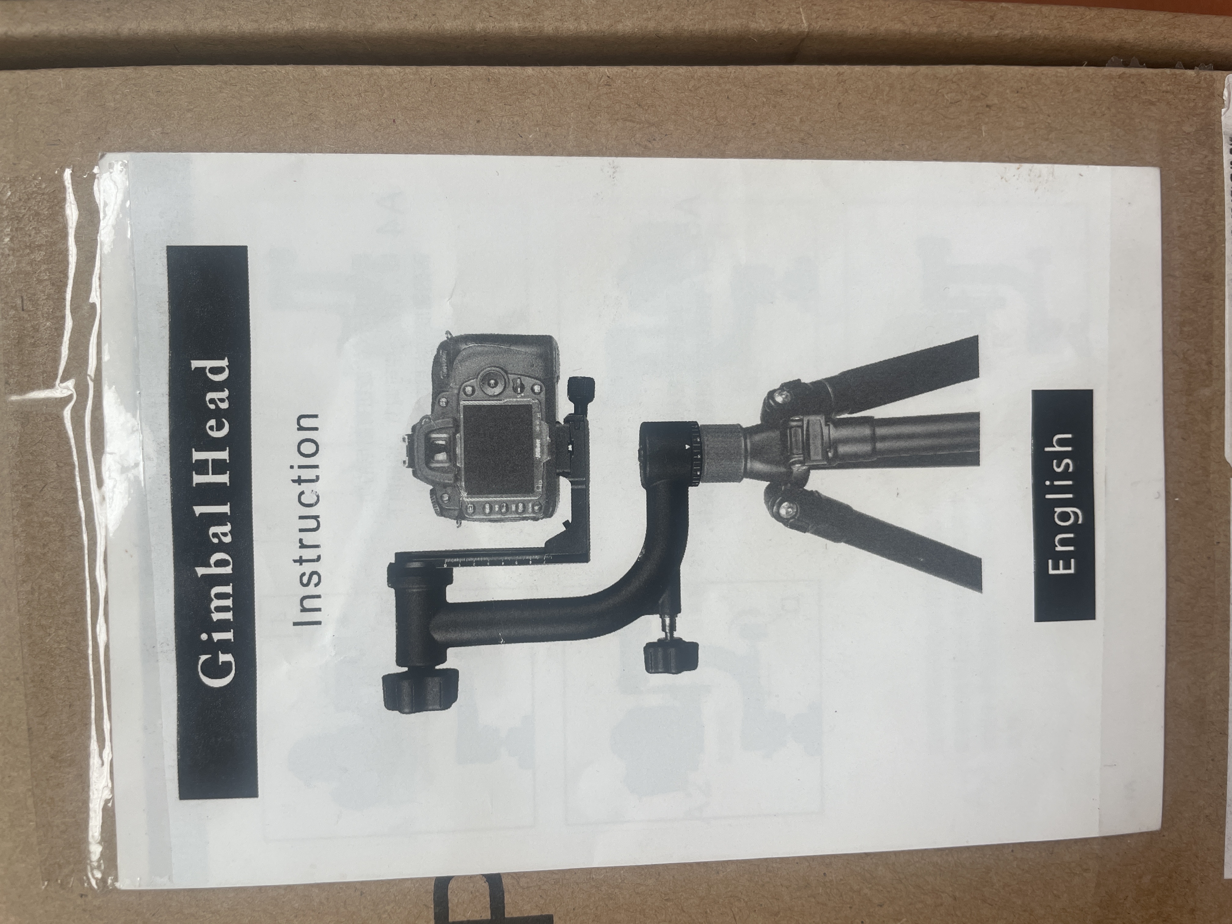 Tête pendulaire Gimbal Head pour trépied photo