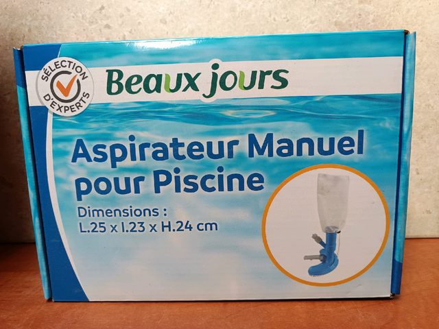 Beaux jours Aspirateur manuel pour piscine