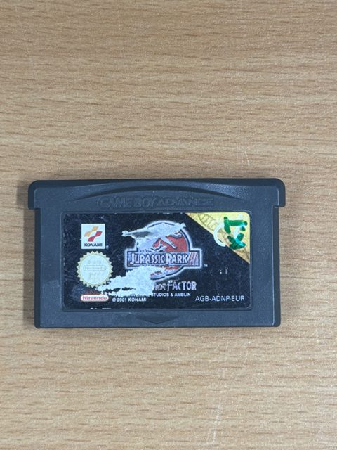 Jeu Game Boy Advance Jurassic Park III The DNA Factor