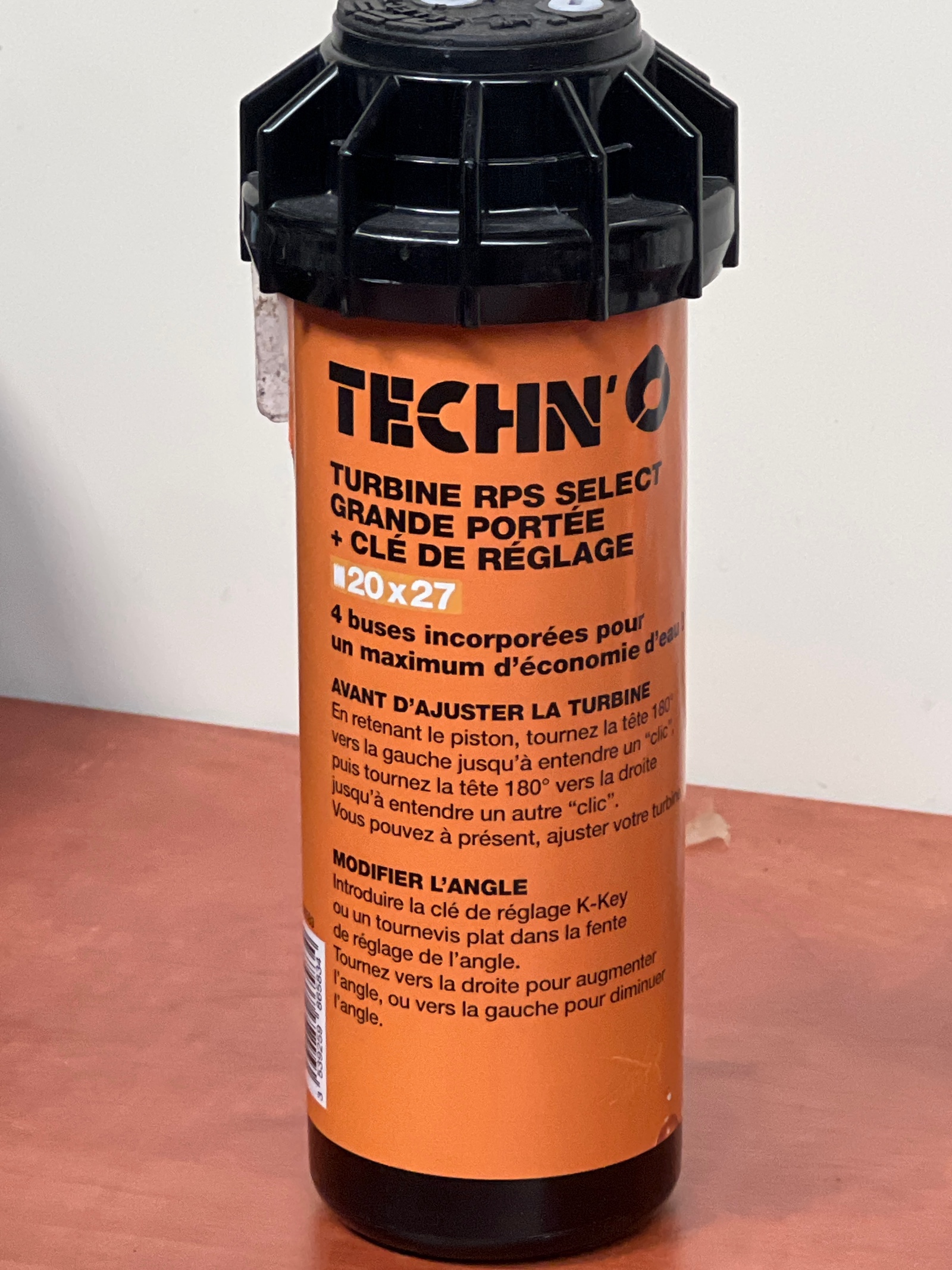 TECHN'O RPS Select - Turbine grande portée avec clé de réglage