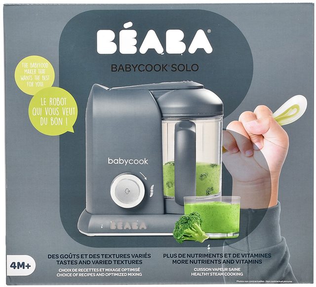 Robot cuiseur Béaba Babycook Solo gris foncé neuf