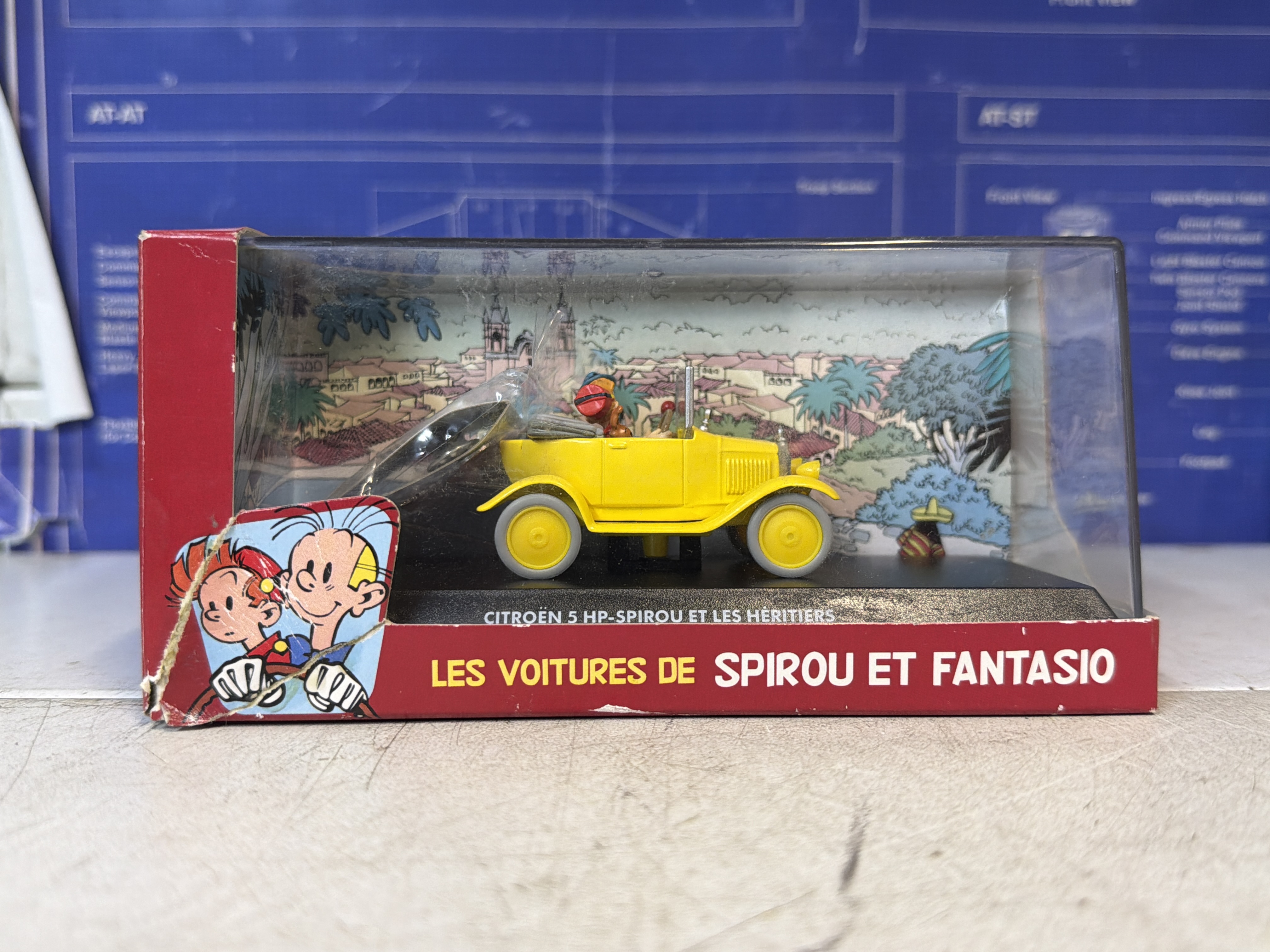 Voiture miniature Citroën 5 HP Spirou et les héritiers - Les voitures de Spirou et Fantasio