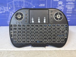 Mini clavier sans fil AZERTY avec commandes multimédia