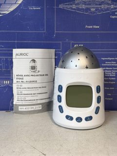 Réveil projecteur ciel étoilé Auriol 4-LD5932