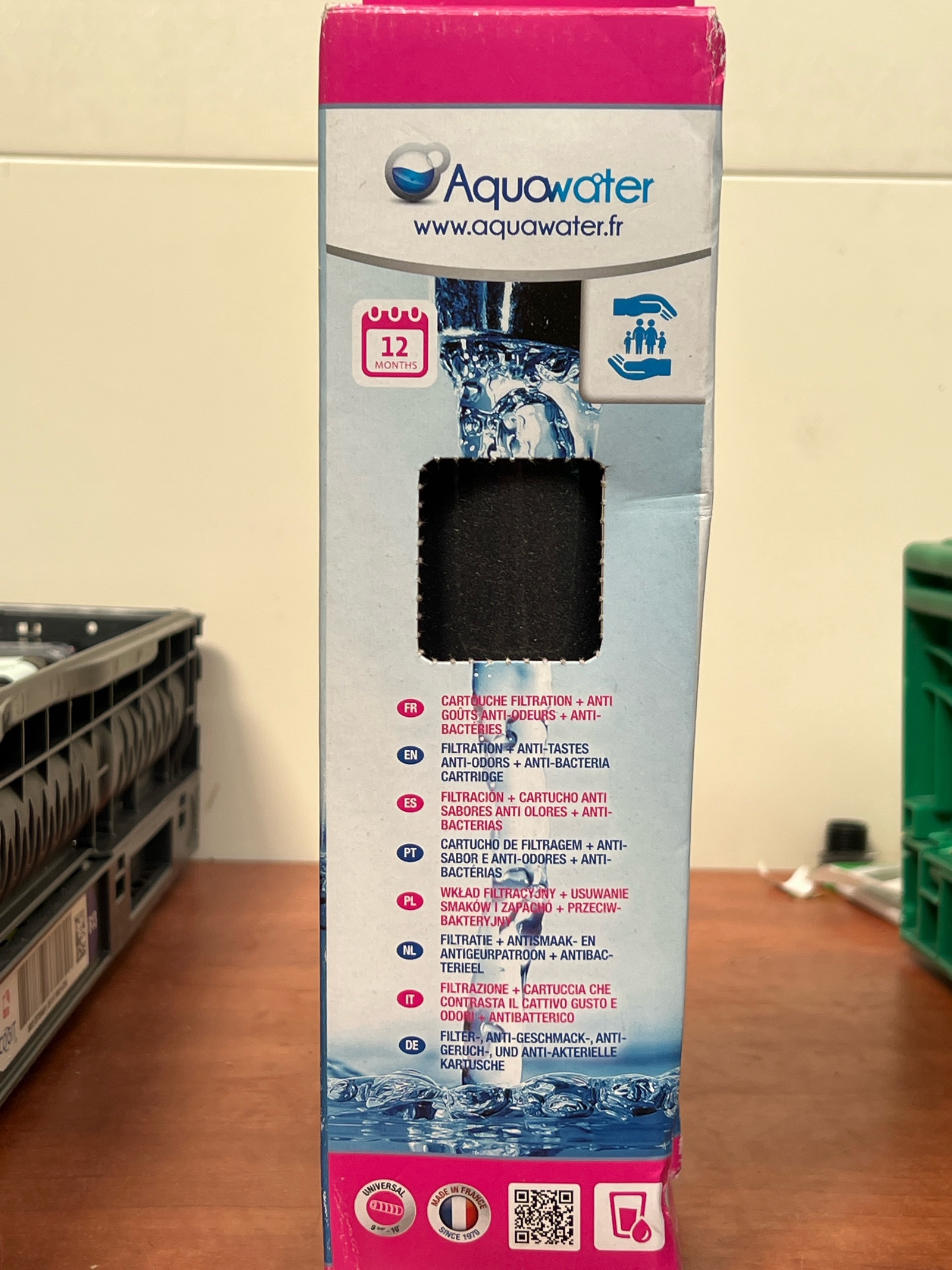 Aquawater cartouche filtrante anti-bactéries