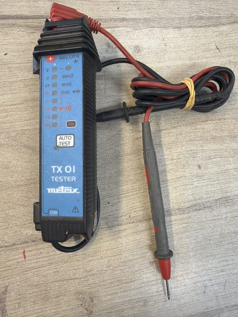 Testeur électrique Metrix TX OI avec cordons