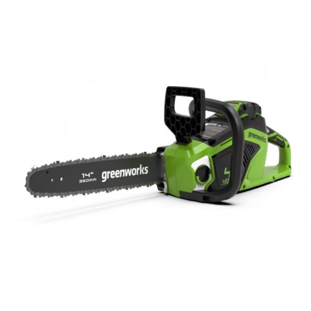 Tronçonneuse Brushless 35cm 40V GREENWORKS - Batterie 4.0 Ah - Chargeur - GD40CS15K4