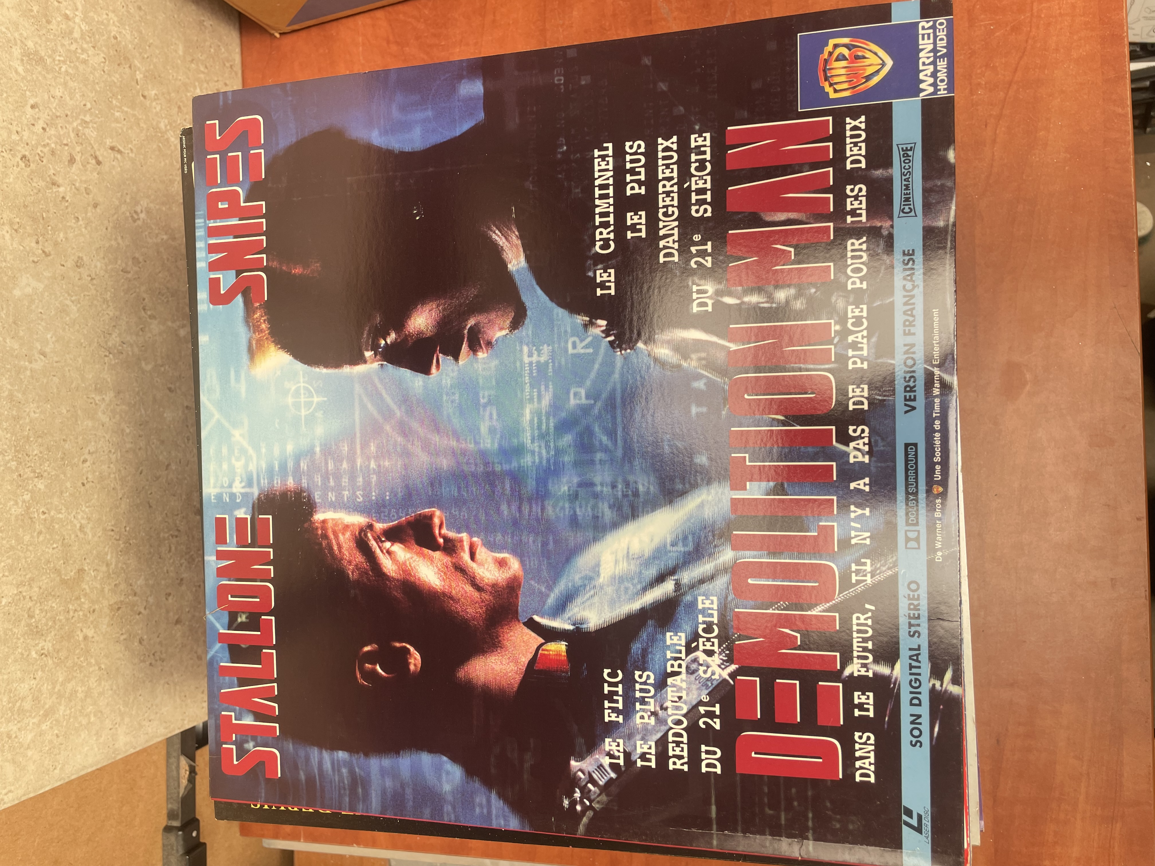 Demolition Man LaserDisc VF Stallone Snipes