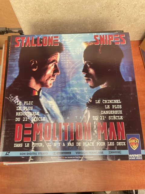 Demolition Man LaserDisc VF Stallone Snipes