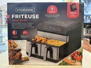 Friteuse sans huile KitchenCook Digital Air Fryer 9 L à 2 paniers