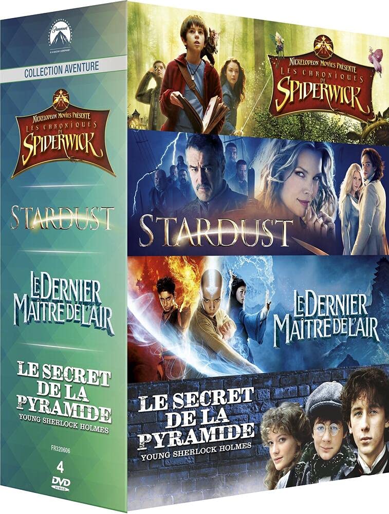 Paramount Collection Aventure : Les Chroniques De Spiderwick + Stardust + Le Dernier Maître De L'air + Le Secret De La Pyramide - Pack