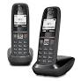 Téléphone sans fil Gigaset AS470 Duo noir