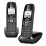 Téléphone sans fil Gigaset AS470 Duo noir
