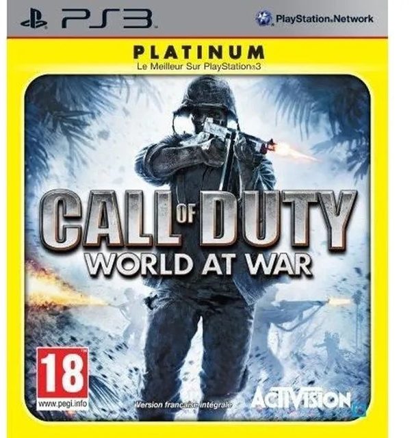 Call of Duty World at War jeu PS3