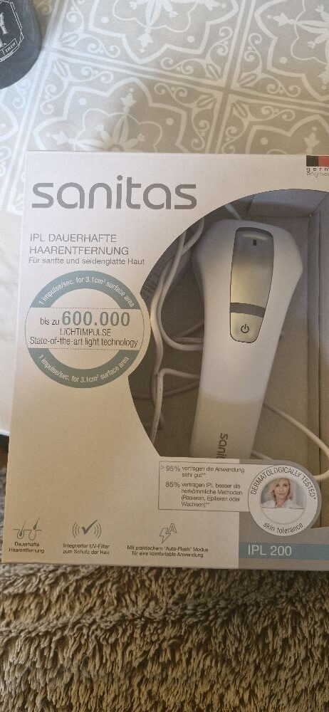 Epilateur Électrique Permanent Lumière Pulsée 200 000 Flash Sanitas Ipl 200