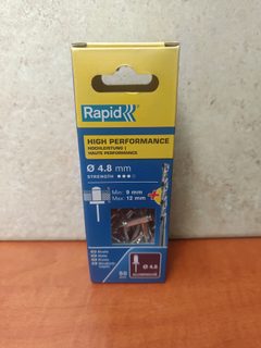 Rapid High Performance rivets Ø 4.8 mm aluminium (boîte de 50)