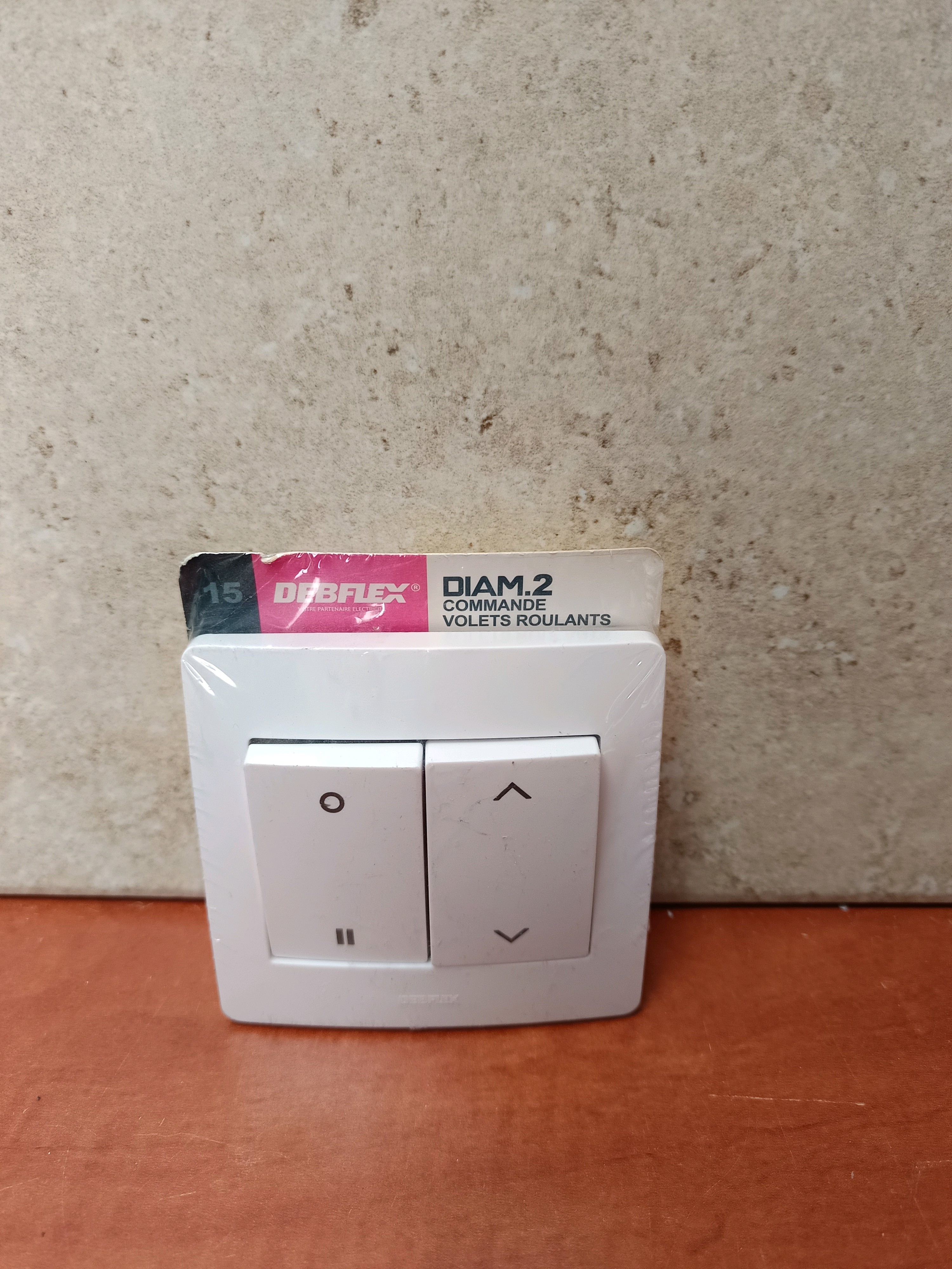 Debflex DIAM.2 interrupteur mural pour volets roulants
