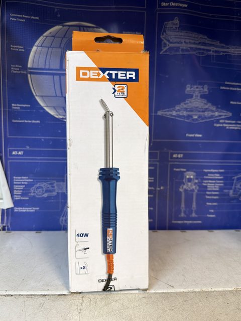 Fer à souder électrique Dexter 40W 2 pointes