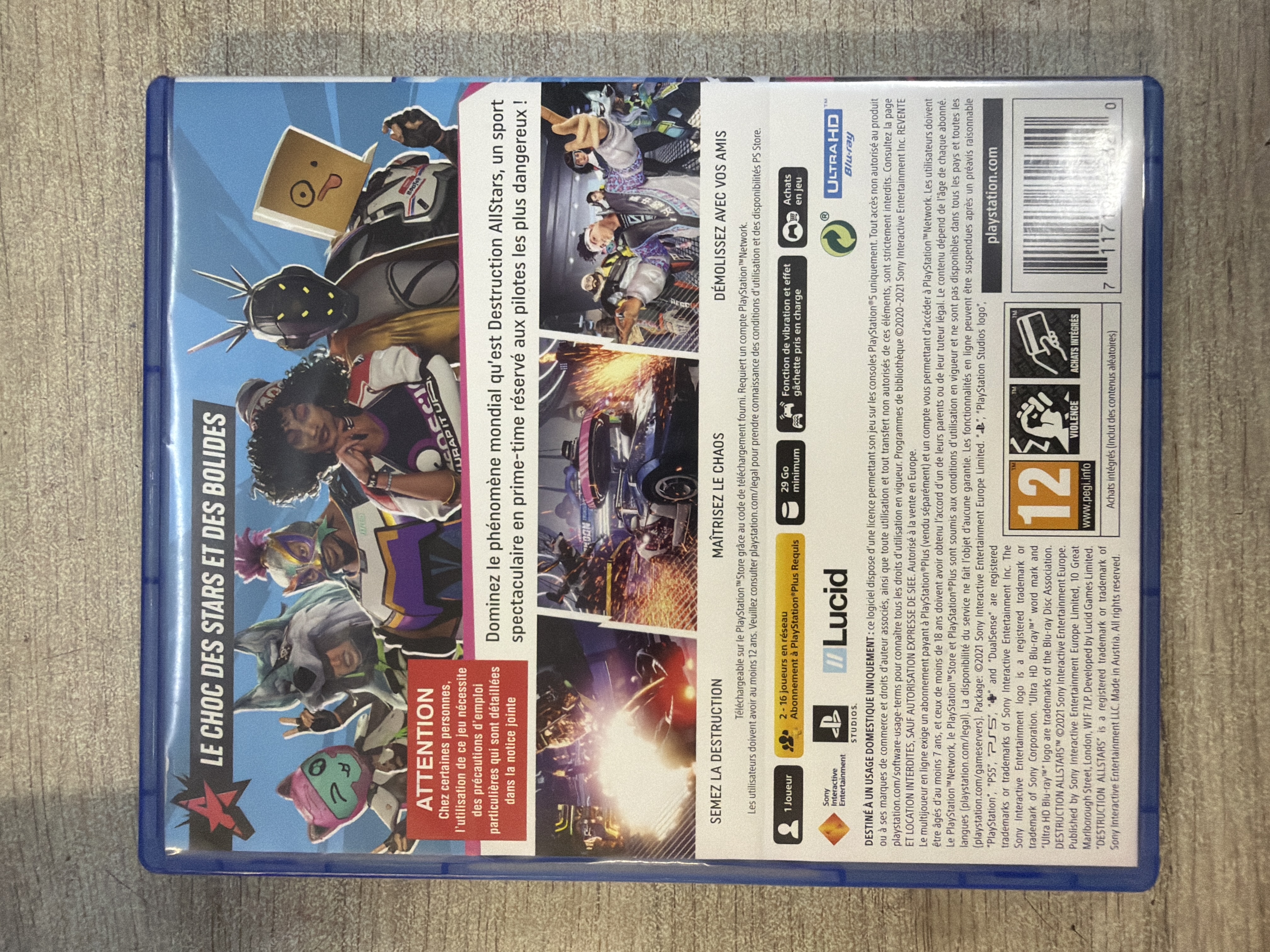 Destruction AllStars PS5 jeu PlayStation 5 — photo 2