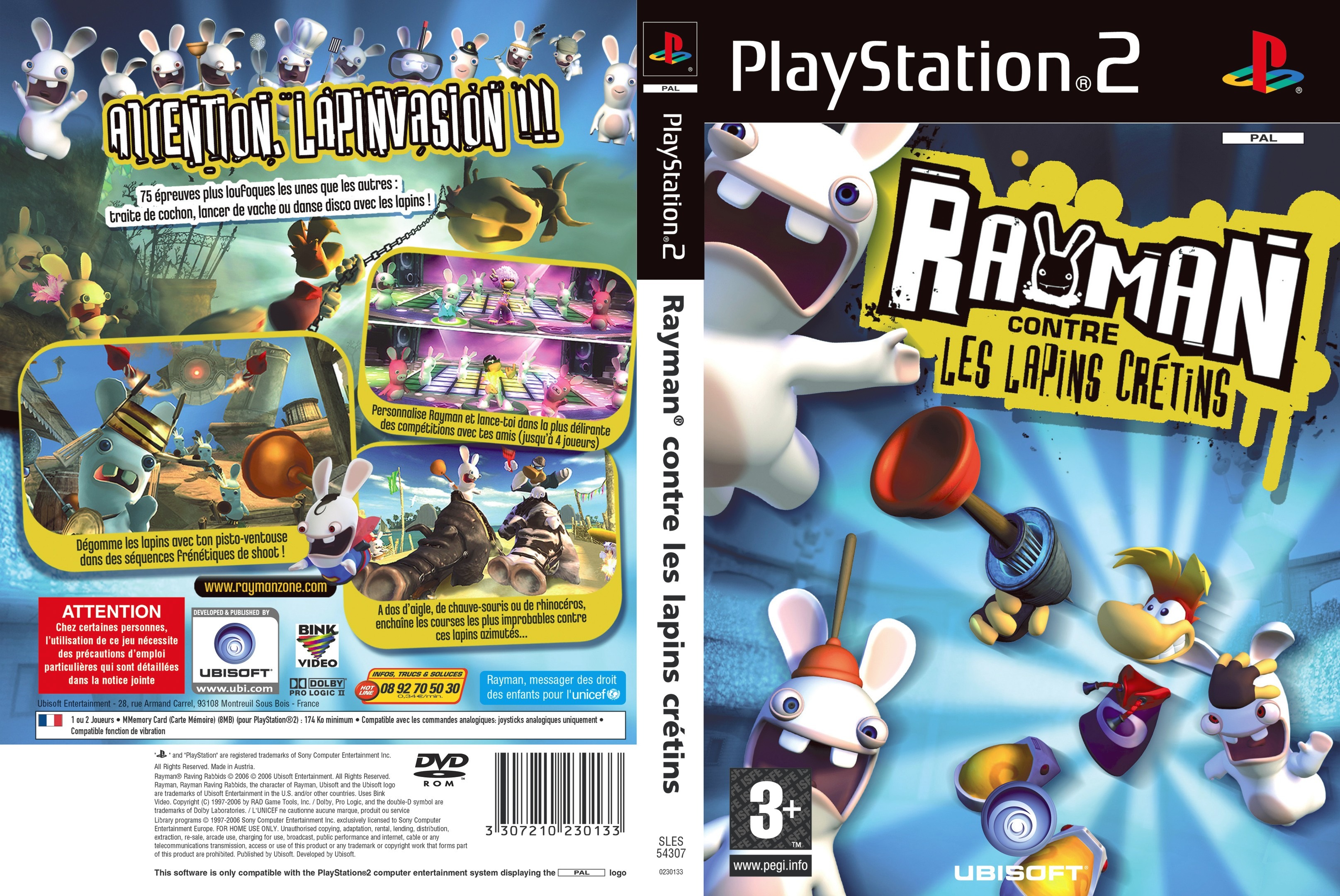 Rayman contre les Lapins Crétins PS2