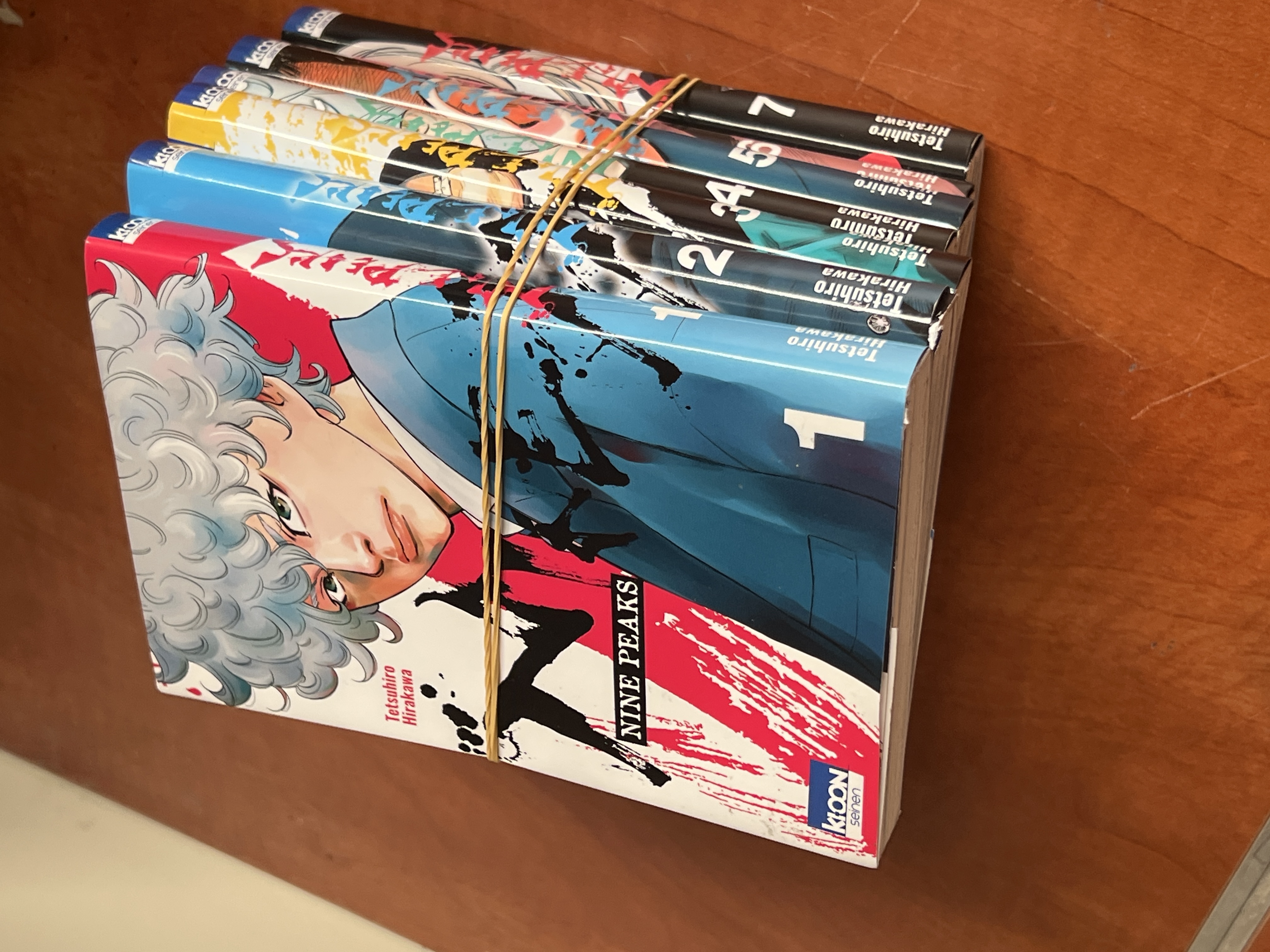 Lot mangas Nine Peaks tomes 1 à 7 - Tetsuhiro Hirakawa