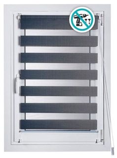 Stor Planet store enrouleur Clip&Fix argent 120 x 180 cm