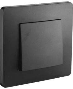 Debflex Caly bouton poussoir encastré noir 749563