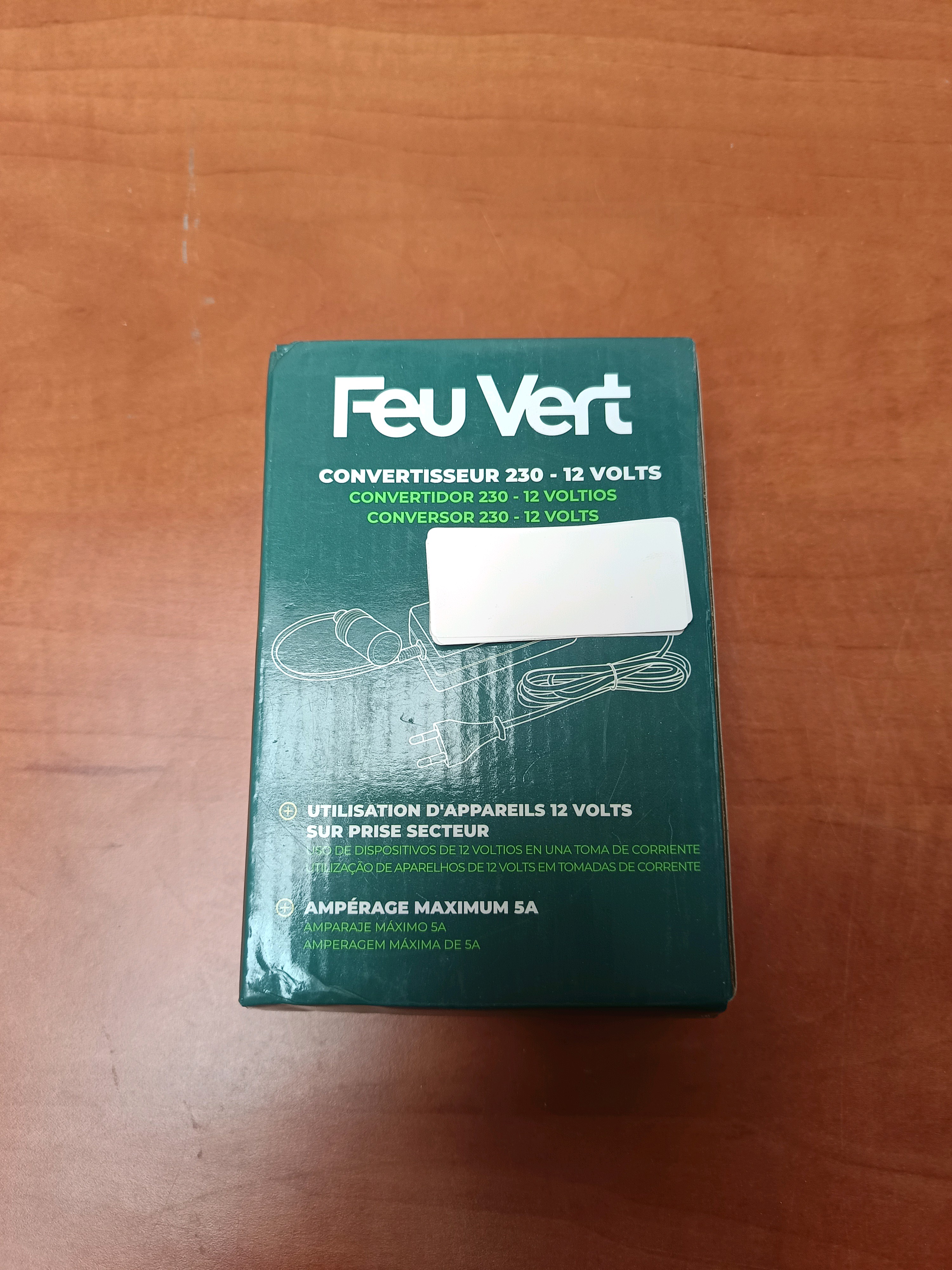 Feu Vert Convertisseur 230V vers 12V 5A