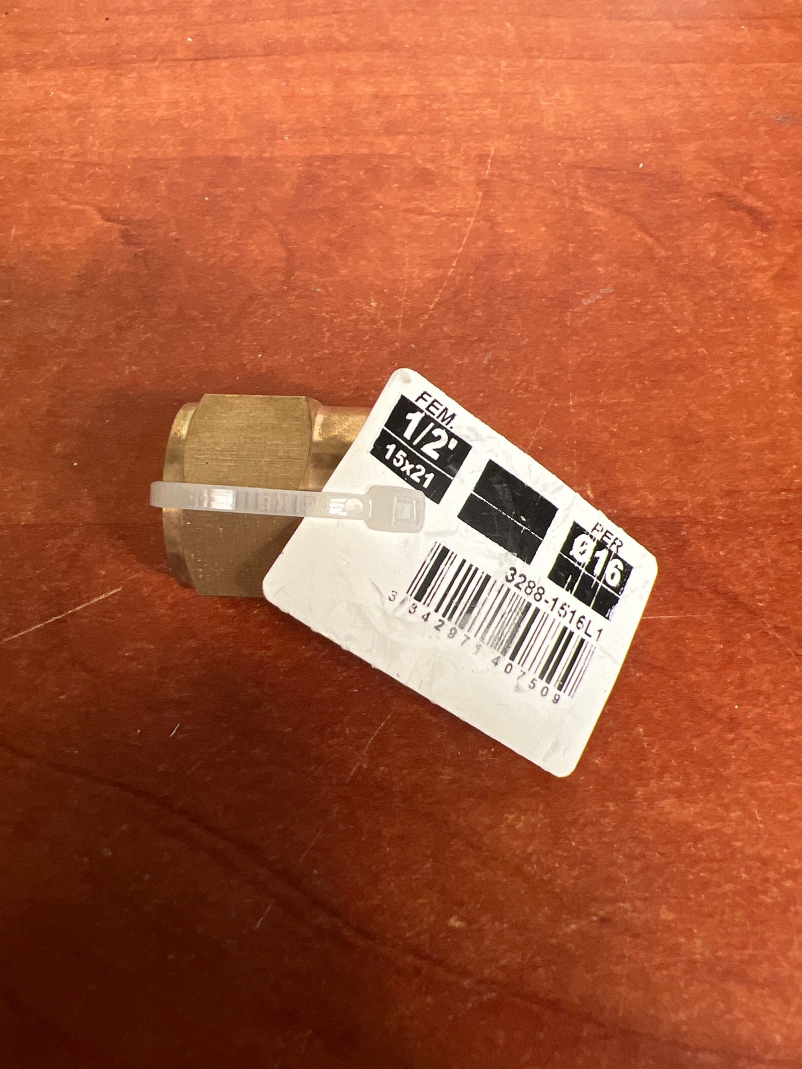 Raccord PER à visser femelle 1/2 (15x21) - Ø16 — photo 2