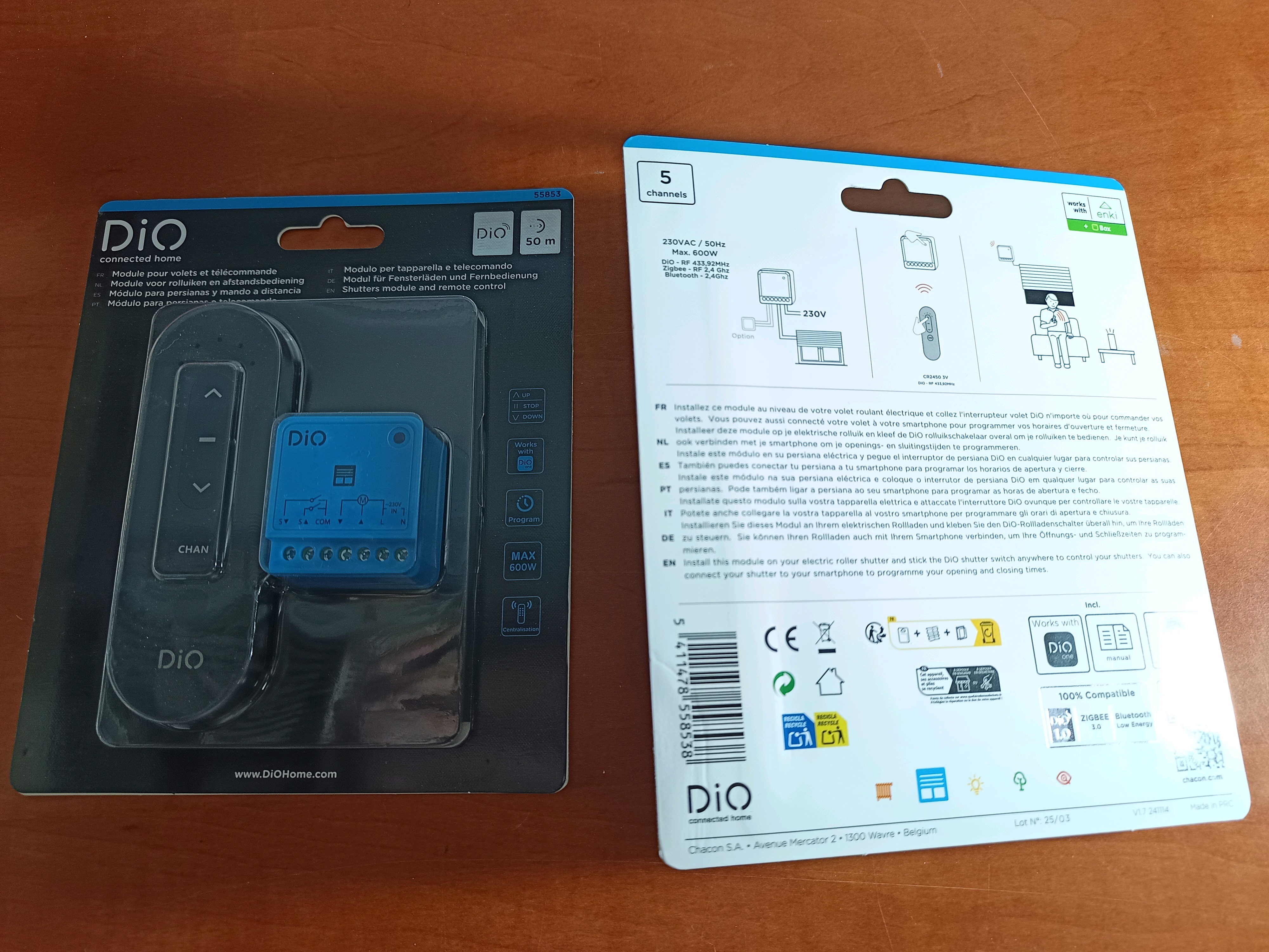 DiO 1.0 Kit micromodule variateur 230V 200W avec télécommande