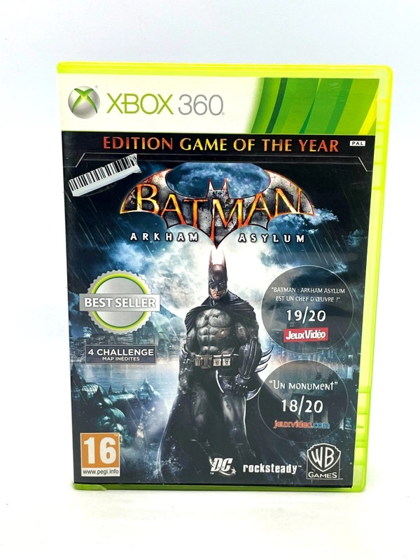 Batman Arkham Asylum Édition Jeu de l'année Xbox 360