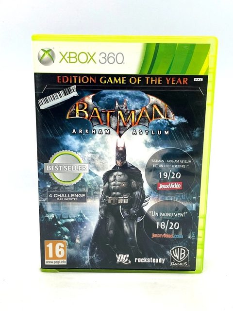 Batman Arkham Asylum Édition Jeu de l'année Xbox 360
