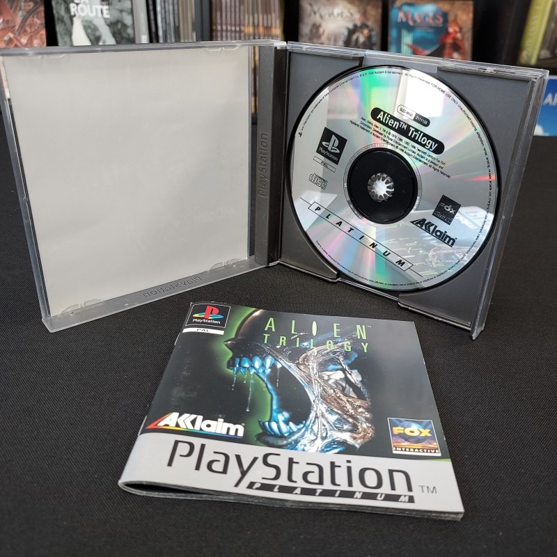Alien Trilogy Platinum PlayStation 1 complet boîte notice