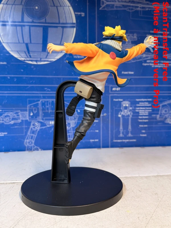 Figurine Boruto en pose d'action avec socle — photo 3