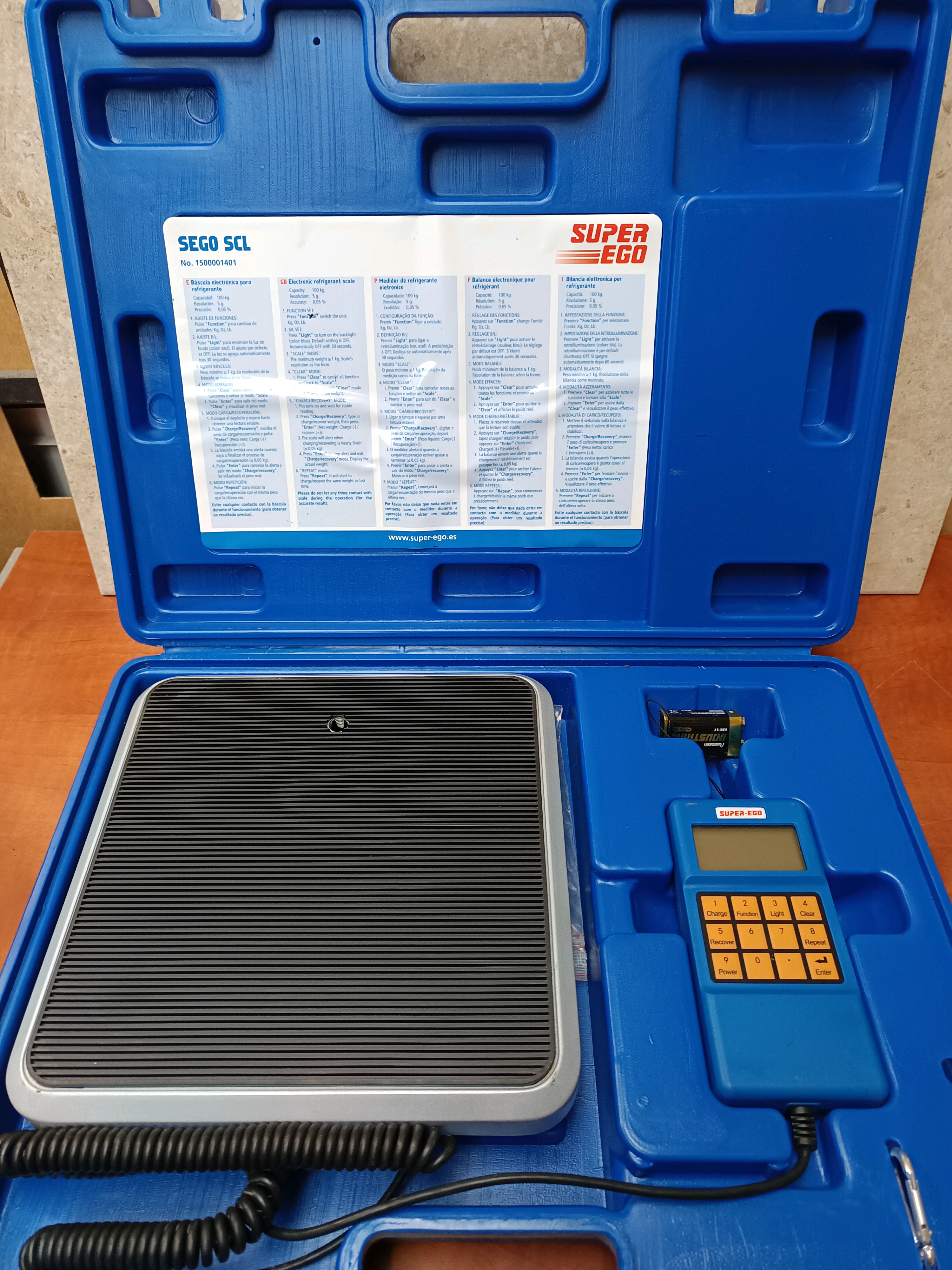 Super Ego SEGO SCL – Balance électronique pour réfrigérant