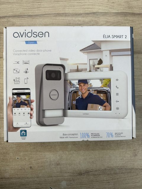 Visiophone filaire connecté AvidsenHome Elia Smart 2 Avidsen