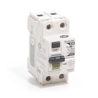 Interrupteur différentiel Domolec 63A type AC 30mA 2P