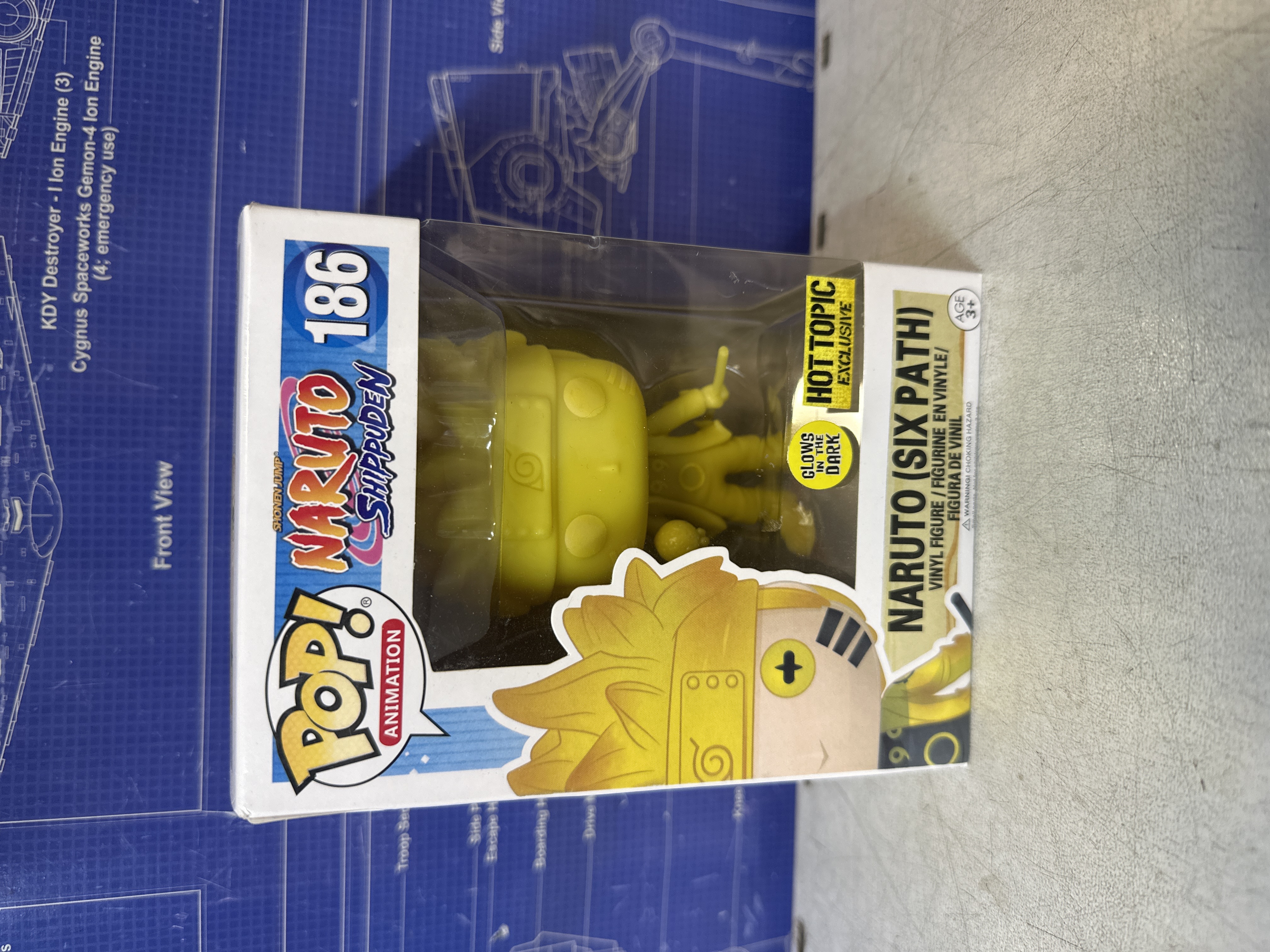 Funko Pop Naruto Shippuden Naruto Six Path 186 Hot Topic Exclusive