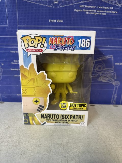 Funko Pop Naruto Shippuden Naruto Six Path 186 Hot Topic Exclusive