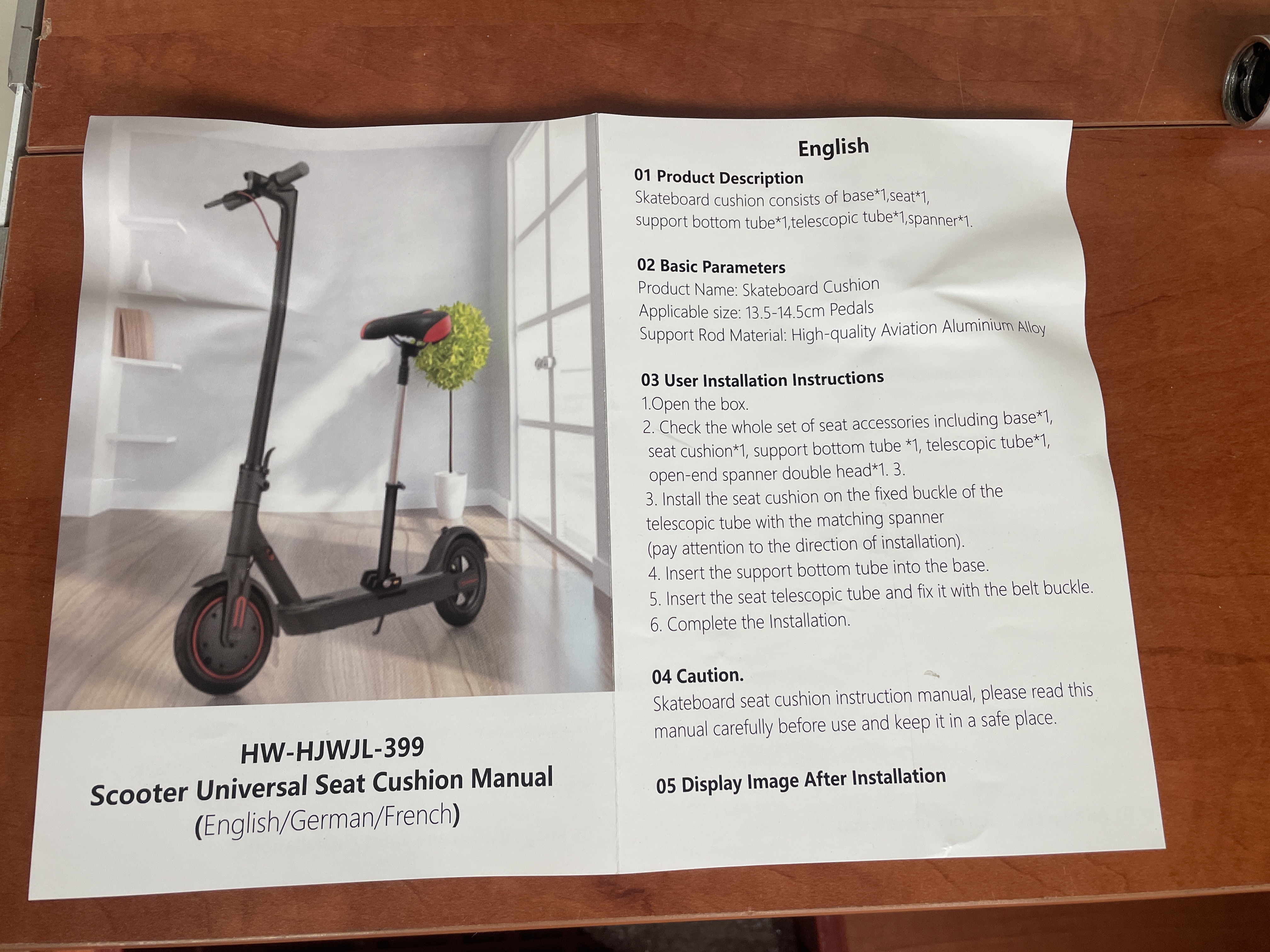 Siège universel pour trottinette électrique HW-HJWJL-399 — photo 3