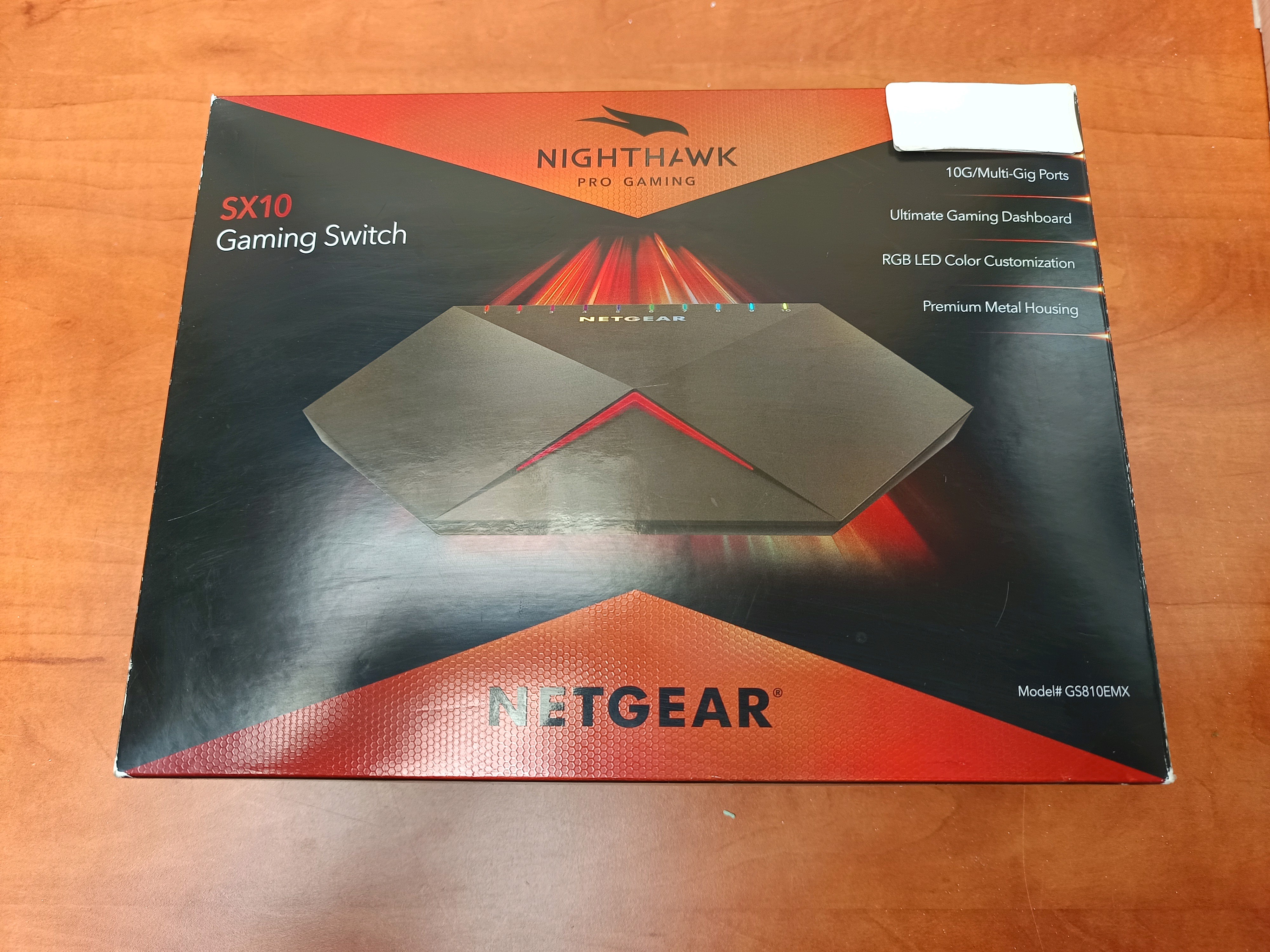 NETGEAR Nighthawk Pro Gaming SX10 (GS810EMX) - Switch réseau 10G/Multi‑Gig