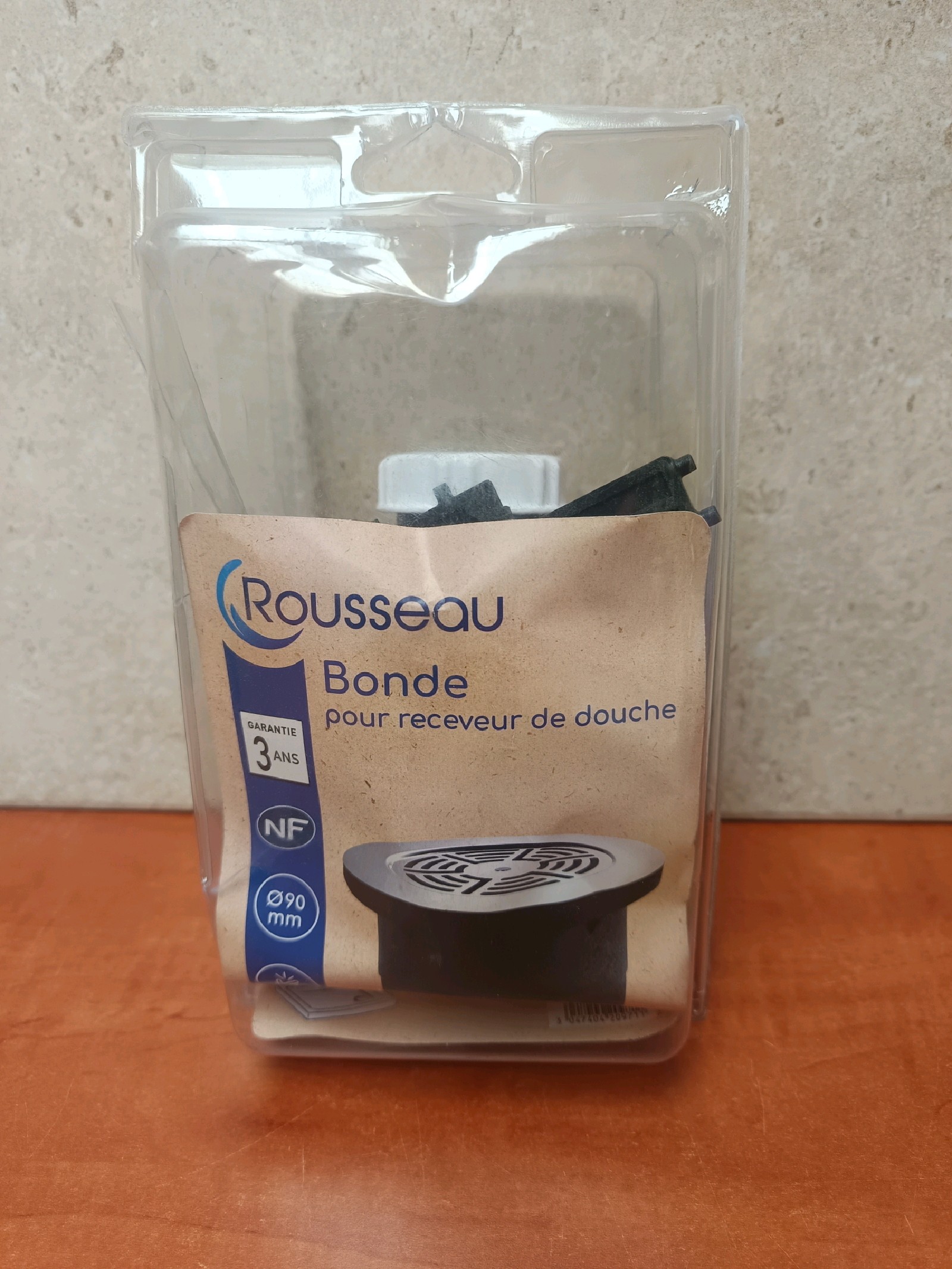Rousseau Bonde pour receveur de douche Ø90 mm