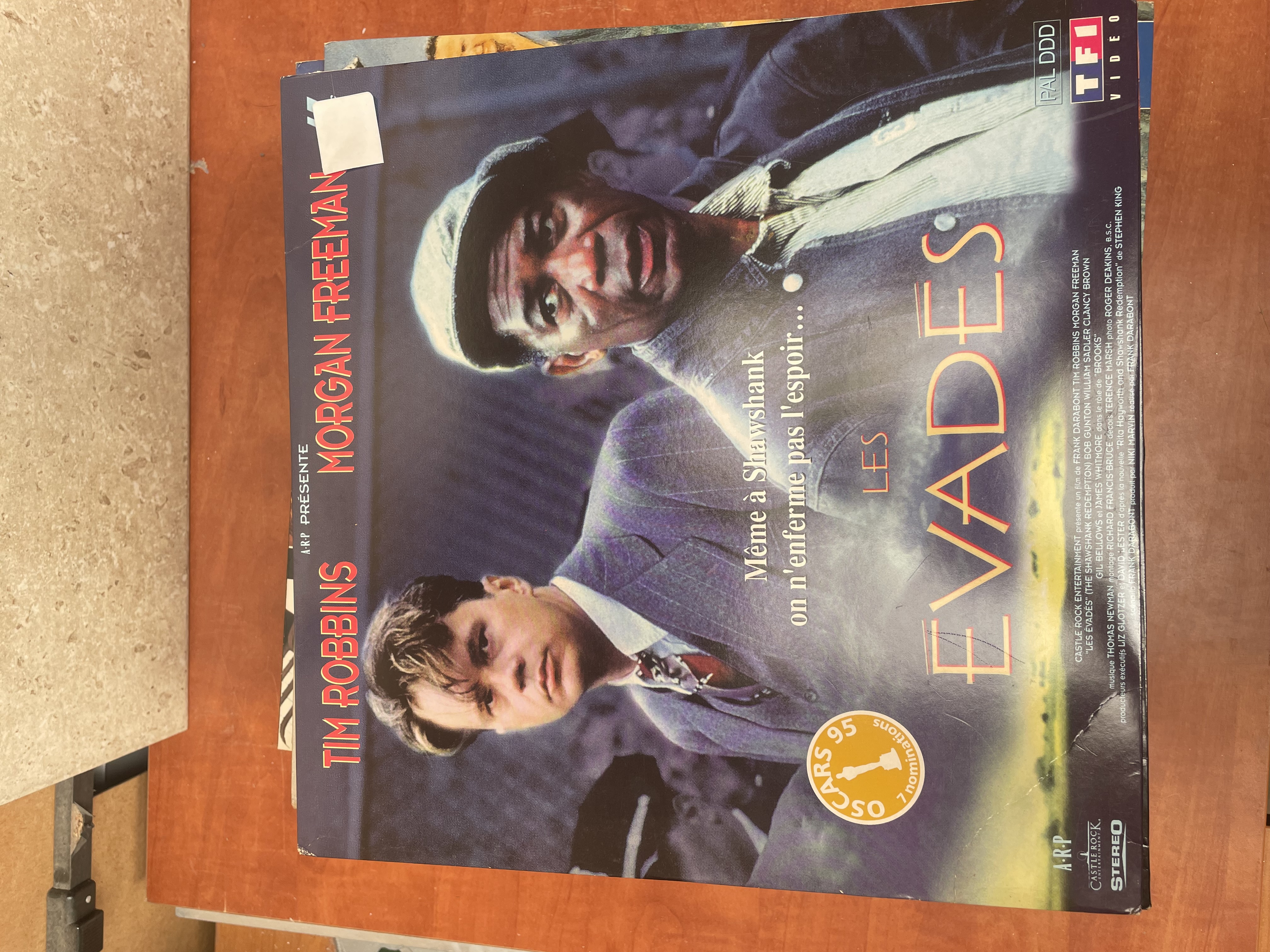 Les Évadés film Tim Robbins Morgan Freeman